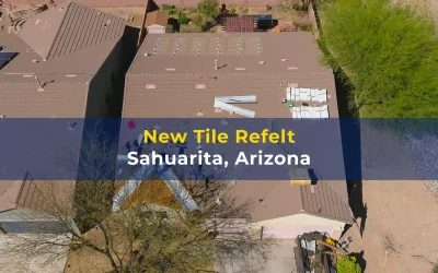 New Roof Installation: 1054 E Pecan Orchard Loop Sahuarita AZ 85629