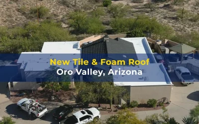 New Roof Installation: 10818 N Pomegranate Drive Oro Valley AZ 85737