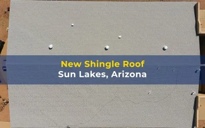 New Roof Installation: 8935 E Fairway Blvd Sun lakes 85248