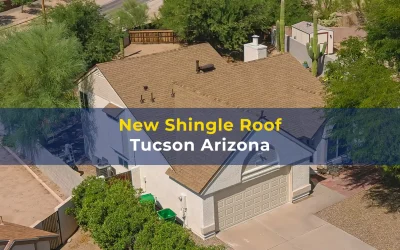 New Roof Installation: 4550 W Joshua Lane Tucson AZ 85741