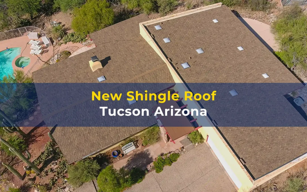 New Roof Installation: 5585 N Paseo Ventoso Tucson AZ 85750